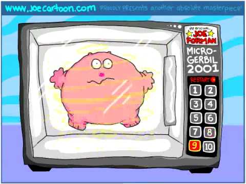 Joe Cartoon - Gerbil in a Microwave
