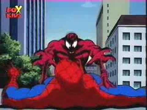 Spiderman Cartoon-Spidey meet Carnage part1