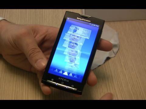 Sony Ericsson XPERIA X10 preview  ENG hands-on