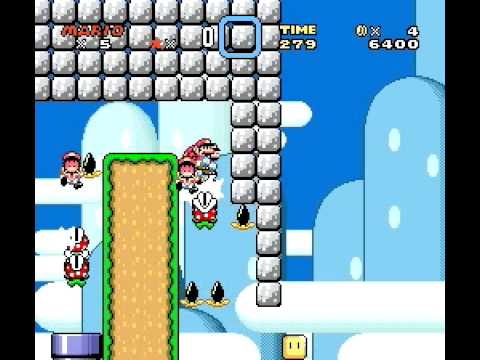 Many-Worlds Mario: Kaizo level 1