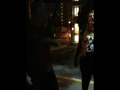 Drunk vs. Random dude fight downtown Albuquerque, NM