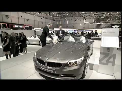 BMW at the Geneva Motor Show 2009. The new BMW Z4 Roadster.