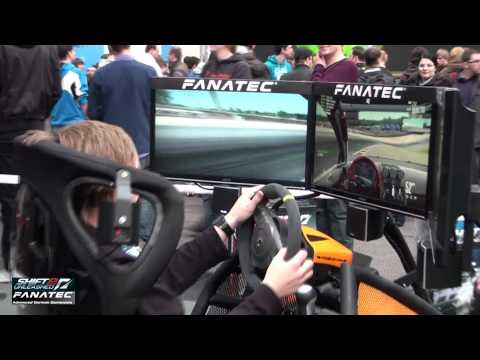 Need For Speed Shift 2 Unleashed @ Cebit with Fanatec Sim Cockpit