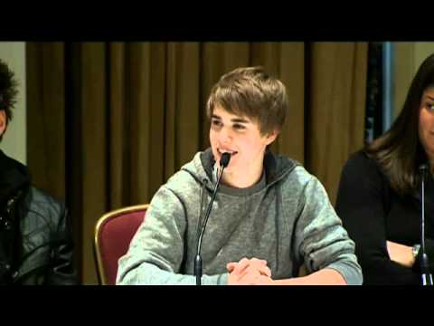 Justin Bieber - Toronto Press Conference Feb. 1 2011