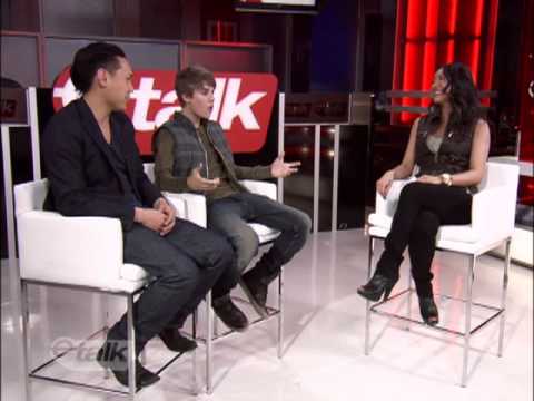 Justin Bieber and little sis Jazzy on etalk