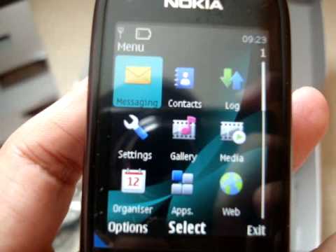 NOKIA 6303 UNBOXING SILVER / BLACK