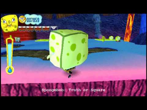 SPONGEBOB SQUARE PANTS: TRUTH OR SQUARE #10 24 HRS OF FUN W/ SQUIDWARD 2/2 [PSP]