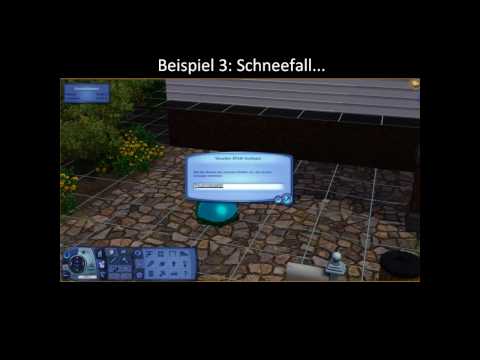 Die Sims 3 Wetter Cheats (Regen, Schnee,...)